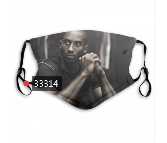 2021 NBA Los Angeles Lakers #24 kobe bryant 33314 Dust mask with filter->nba dust mask->Sports Accessory